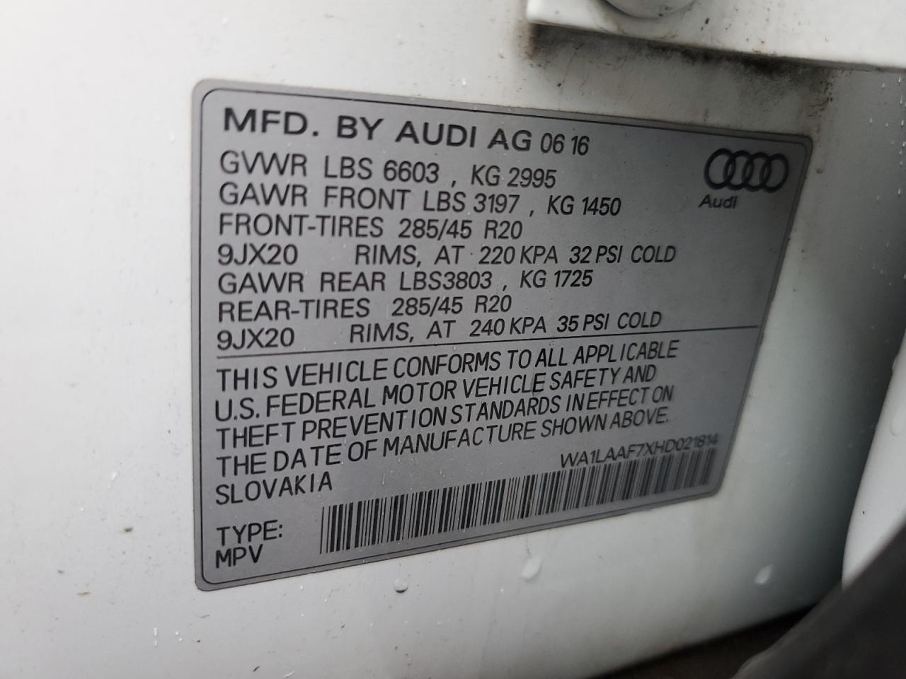 2017 Audi Q7 - Image 15