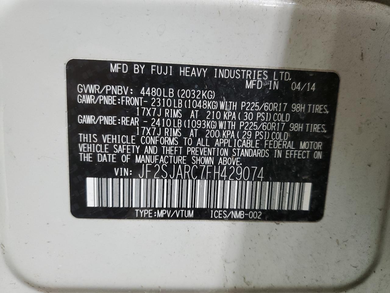 2015 Subaru Forester - Image 15