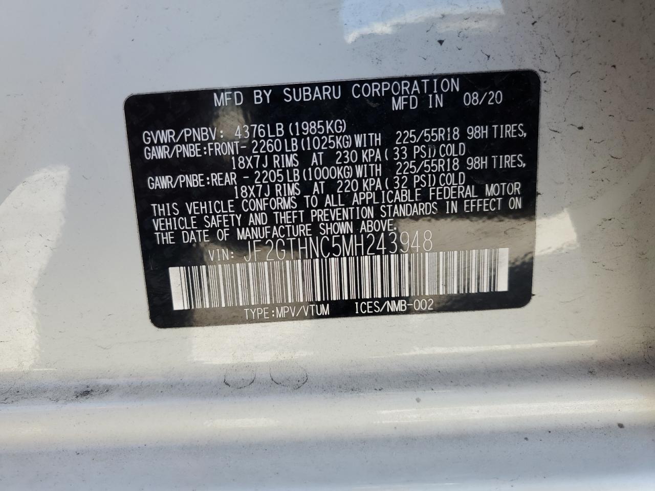 2021 Subaru XV - Image 12