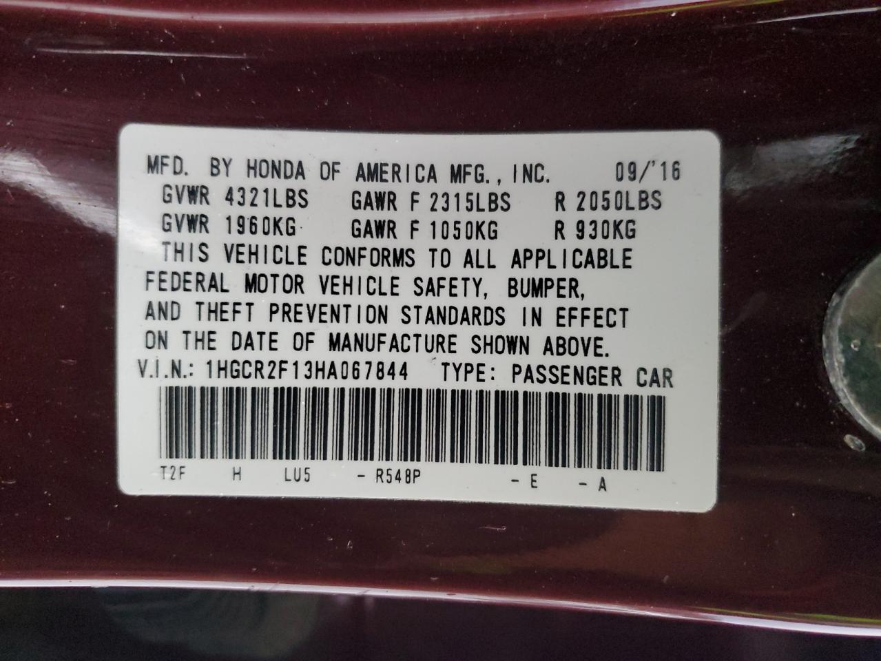 2017 Honda Accord - Image 12