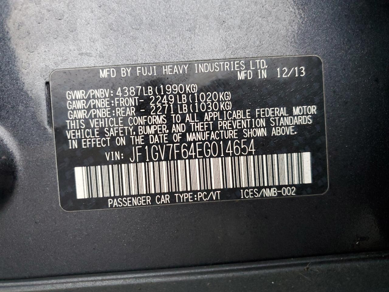 2014 Subaru WRX - Image 15