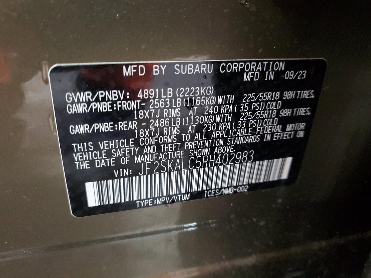 2024 Subaru Forester - Image 13