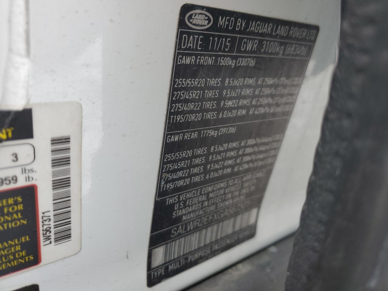 2016 Land Rover Range Rover - Image 13