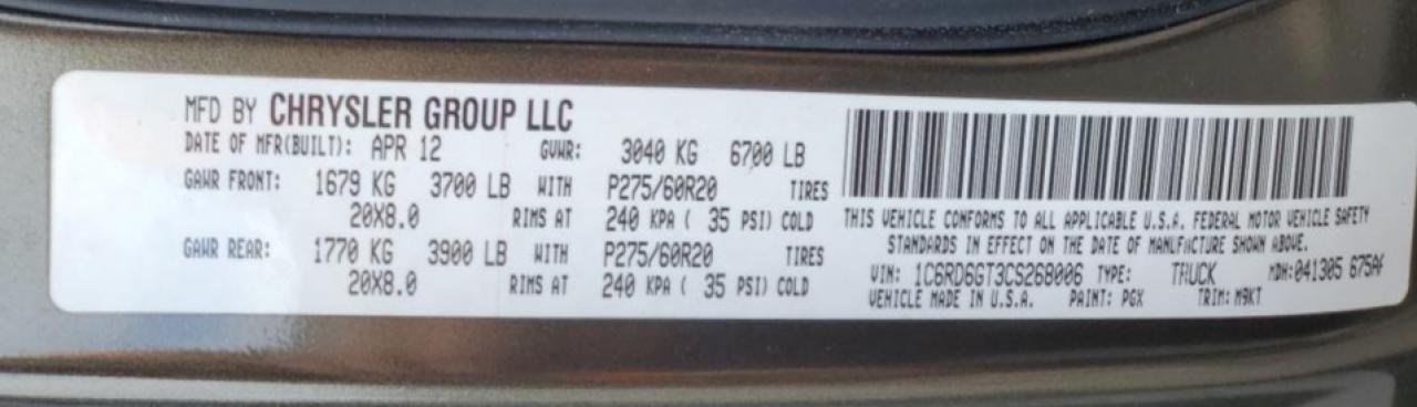 2012 Dodge RAM - Image 13
