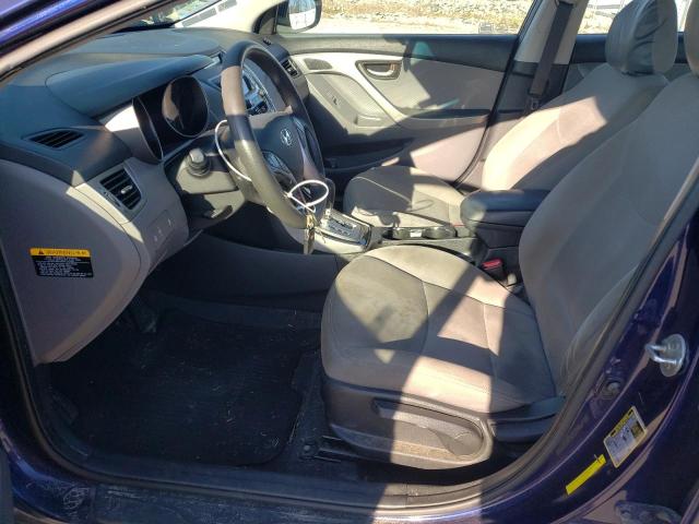  HYUNDAI ELANTRA 2013 Granatowy