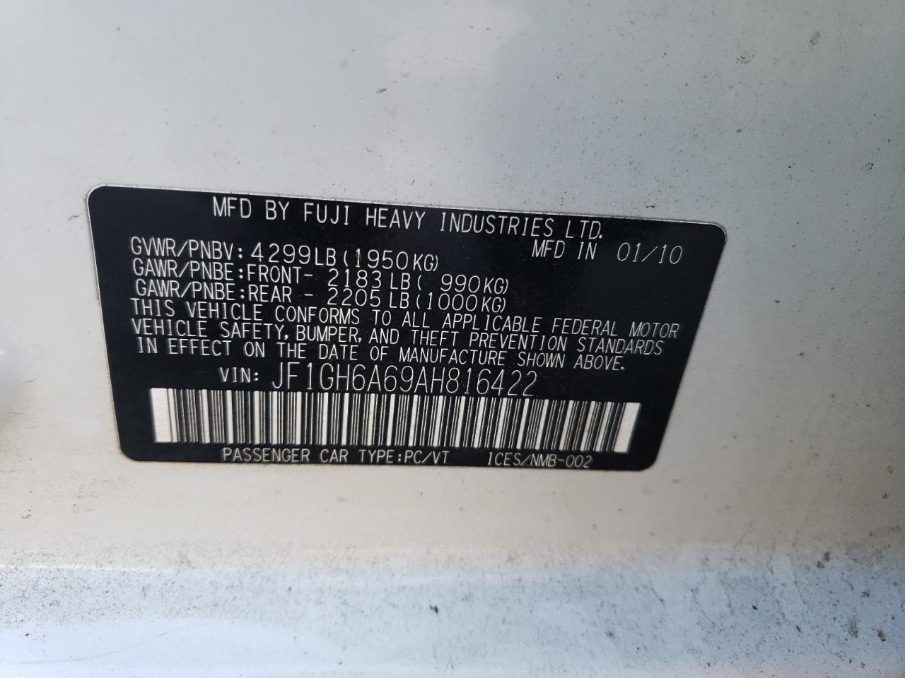 2010 Subaru Impreza - Image 13