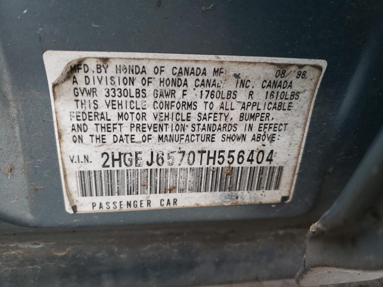 1996 Honda Civic - Image 13