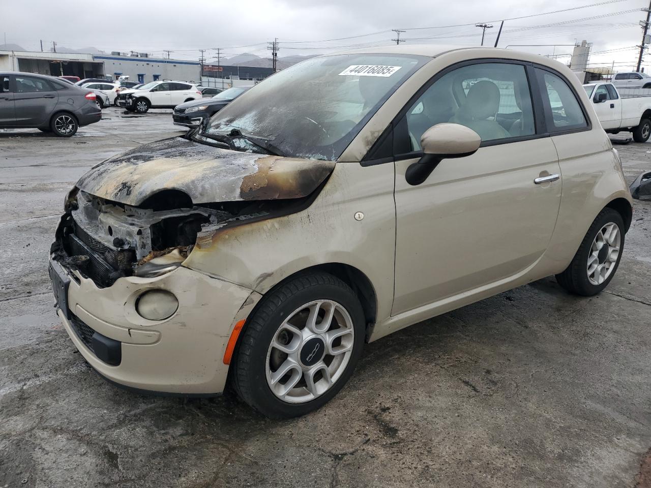 2012 Fiat 500 Pop VIN: 3C3CFFAR5CT112624 Lot: 44016085