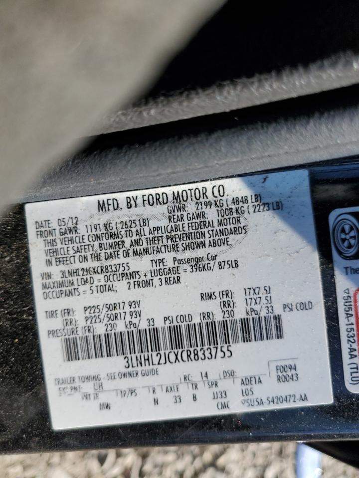 2012 Lincoln MKZ - Image 12