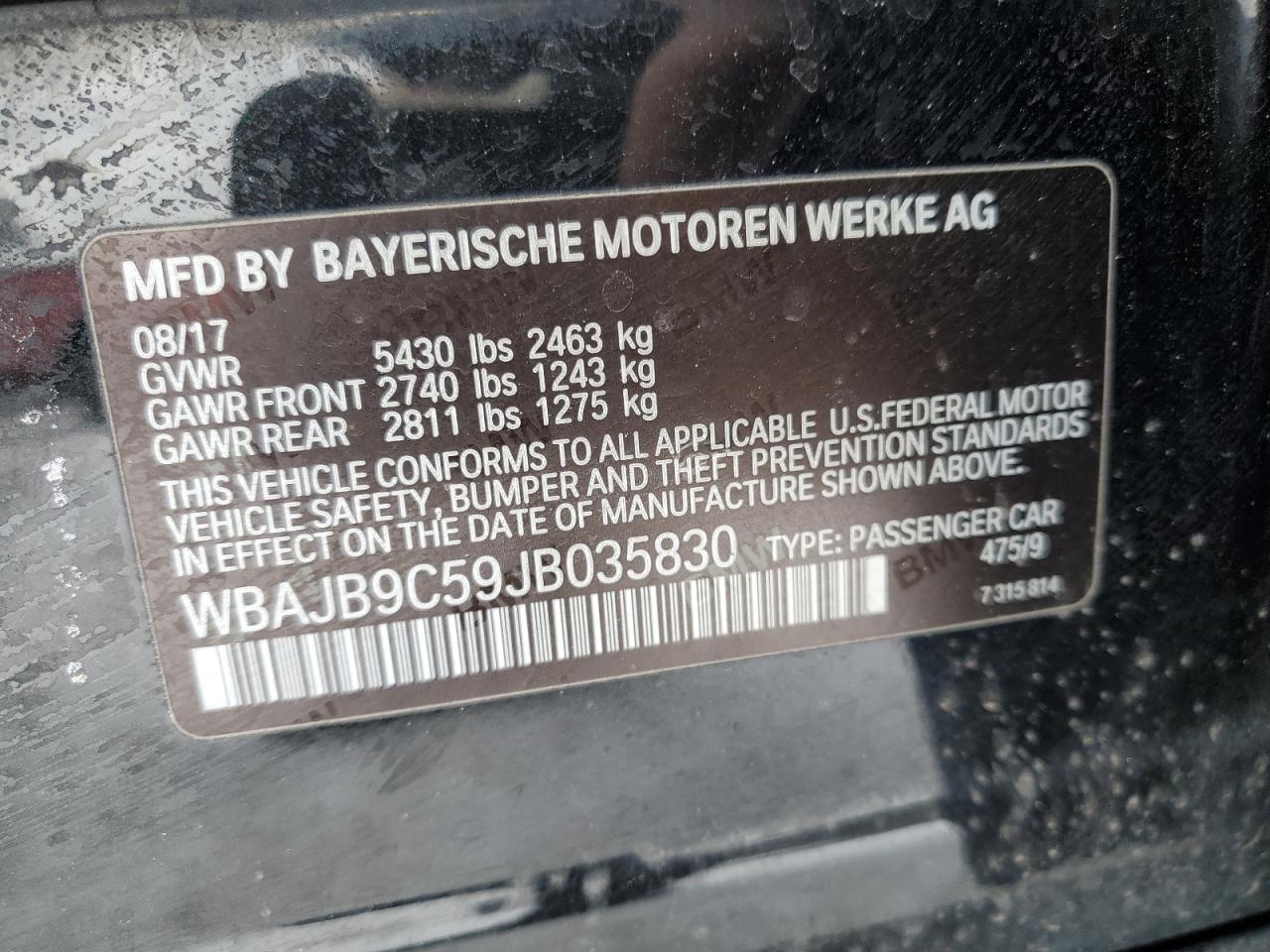 2018 BMW M5 - Image 12