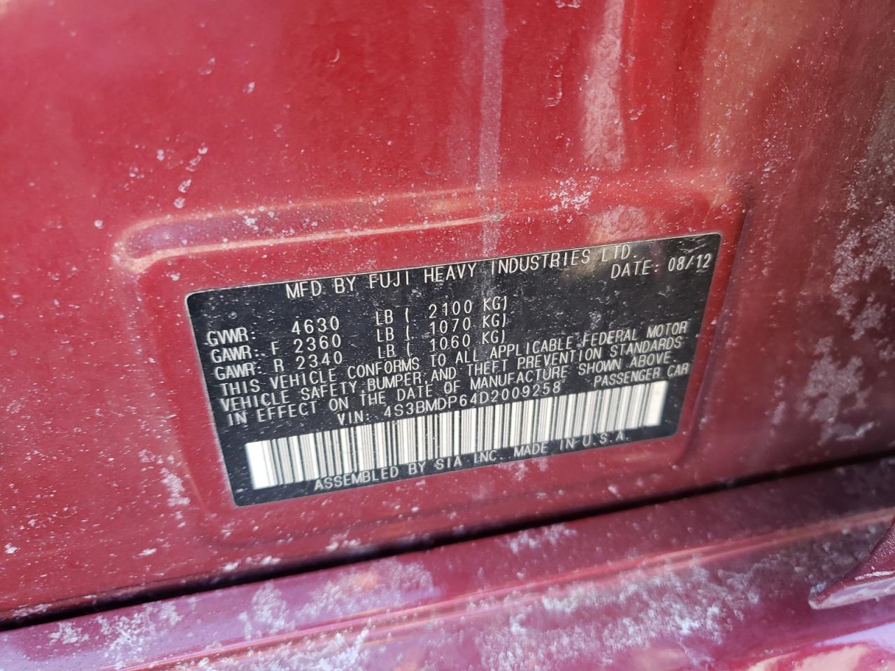 2013 Subaru Legacy - Image 13