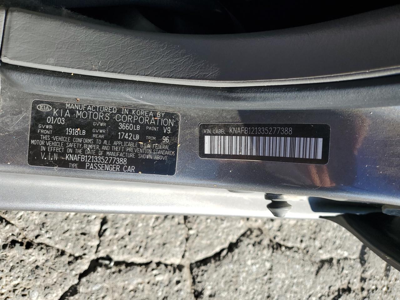 2003 Kia Spectra - Image 15