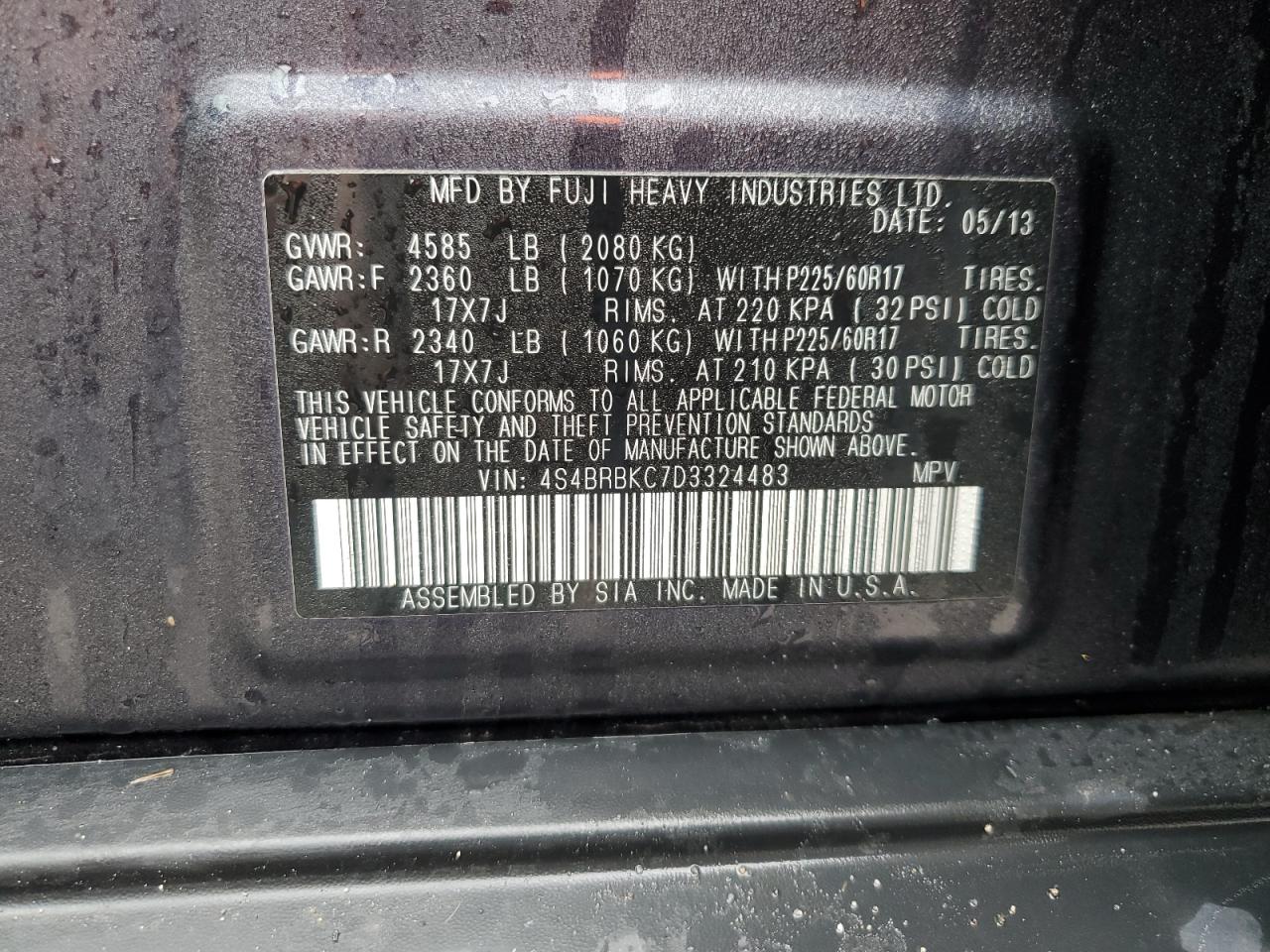2013 Subaru Outback - Image 12