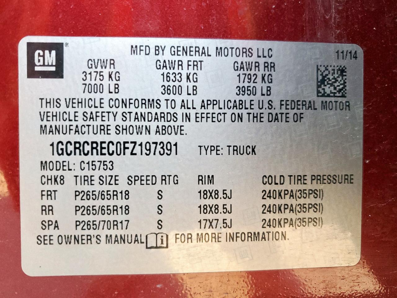 2015 Chevrolet Silverado - Image 12
