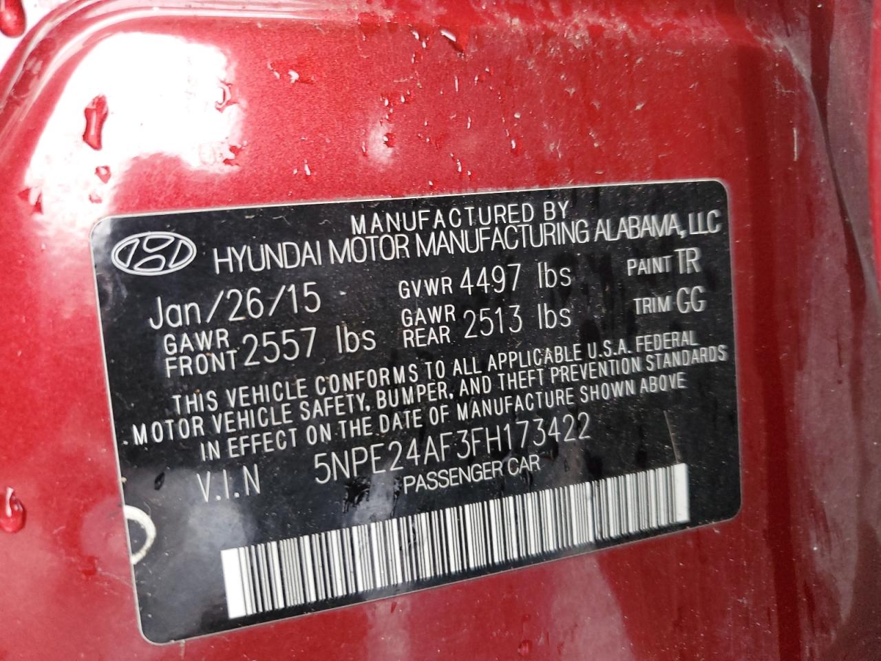 2015 Hyundai Sonata - Image 12