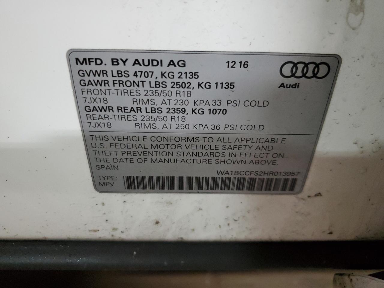 2017 Audi Q3 - Image 14