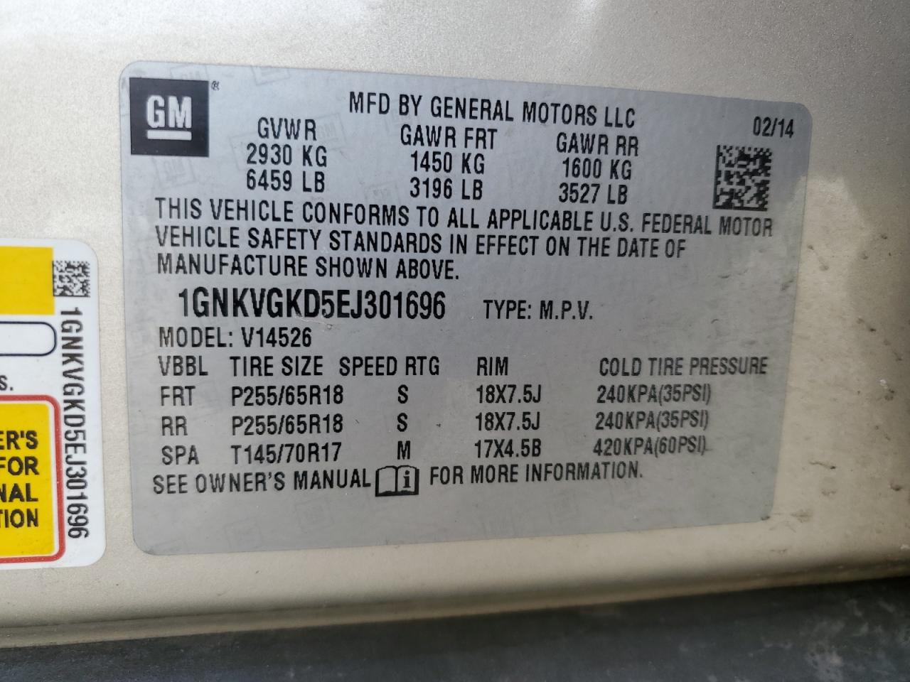 2014 Chevrolet Traverse - Image 13