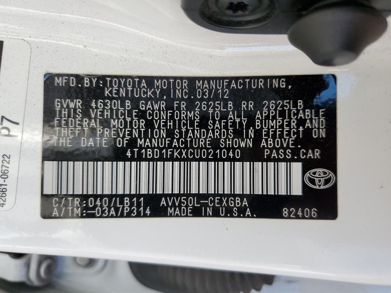 2012 Toyota Camry - Image 12
