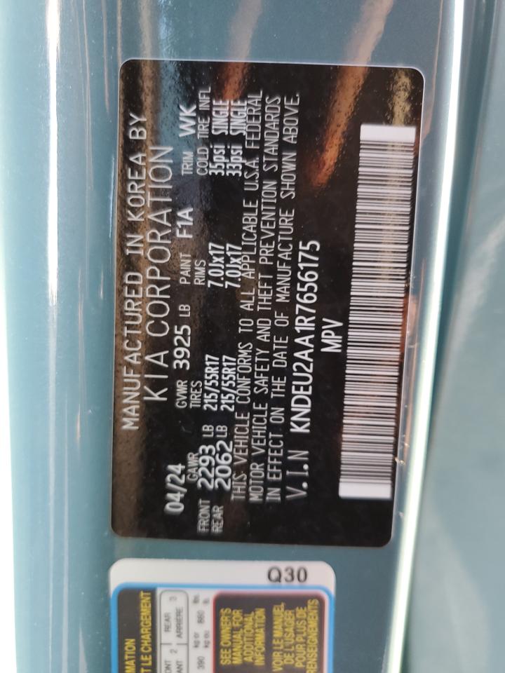 2024 Kia Seltos S VIN: KNDEU2AA1R7656175 Lot: 47284925