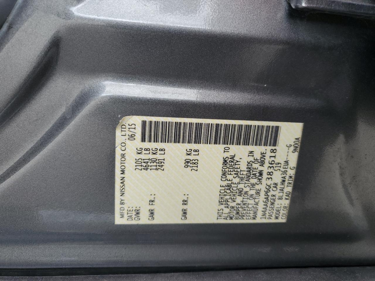2016 Nissan Maxima - Image 14