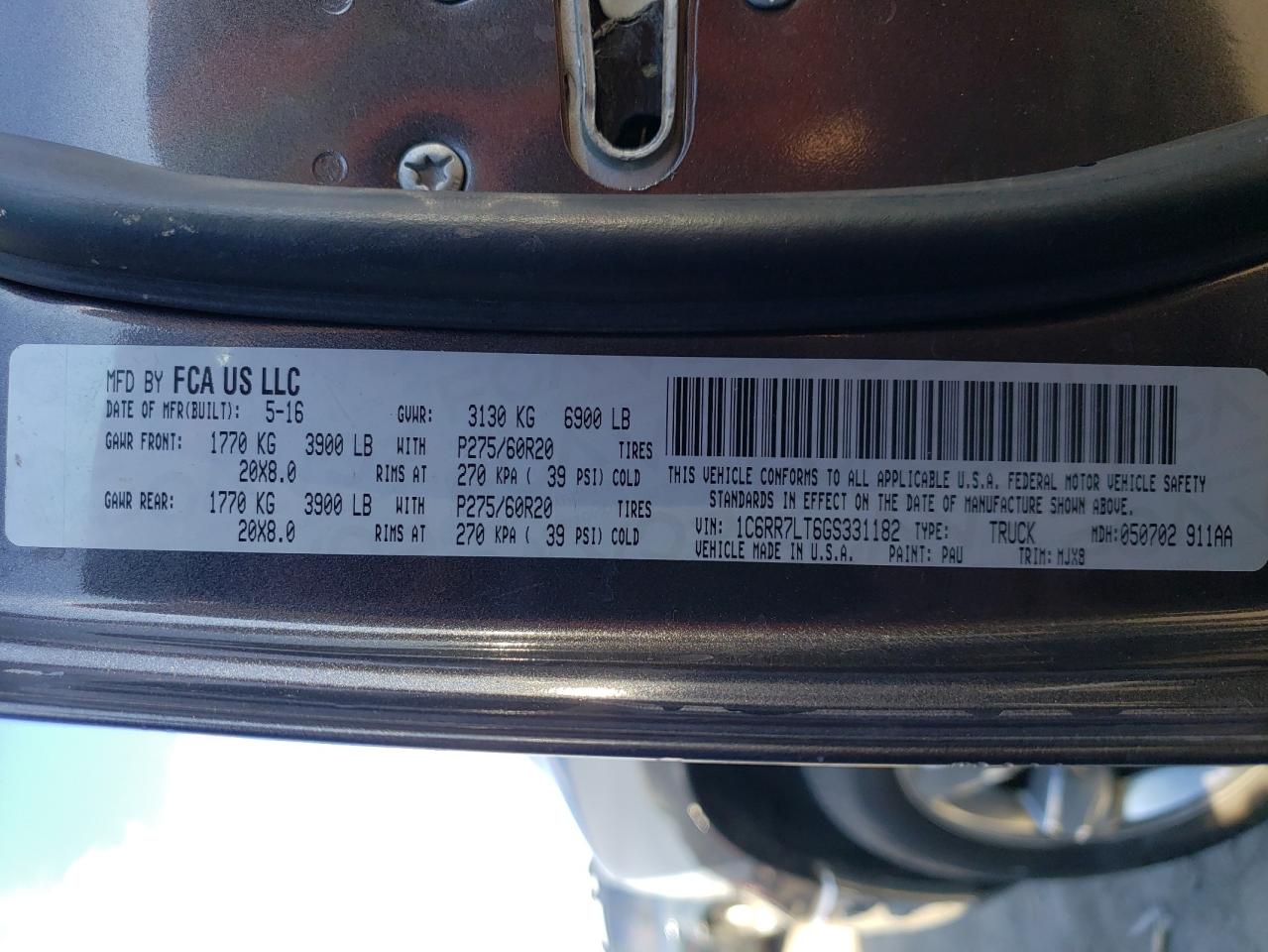 2016 RAM 1500 - Image 12