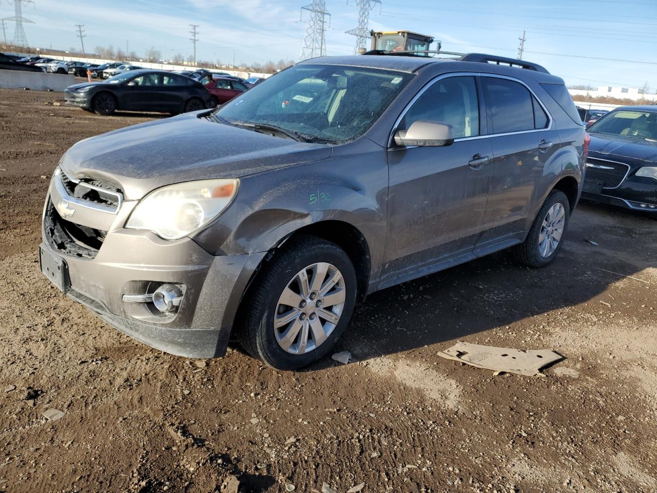2010 Chevrolet Equinox Lt de vânzare în Elgin, IL - Front End