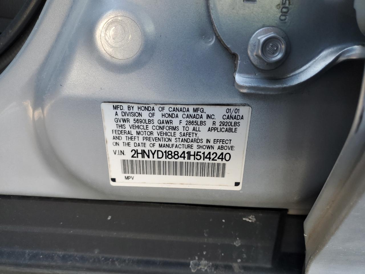 2001 Acura MDX - Image 14
