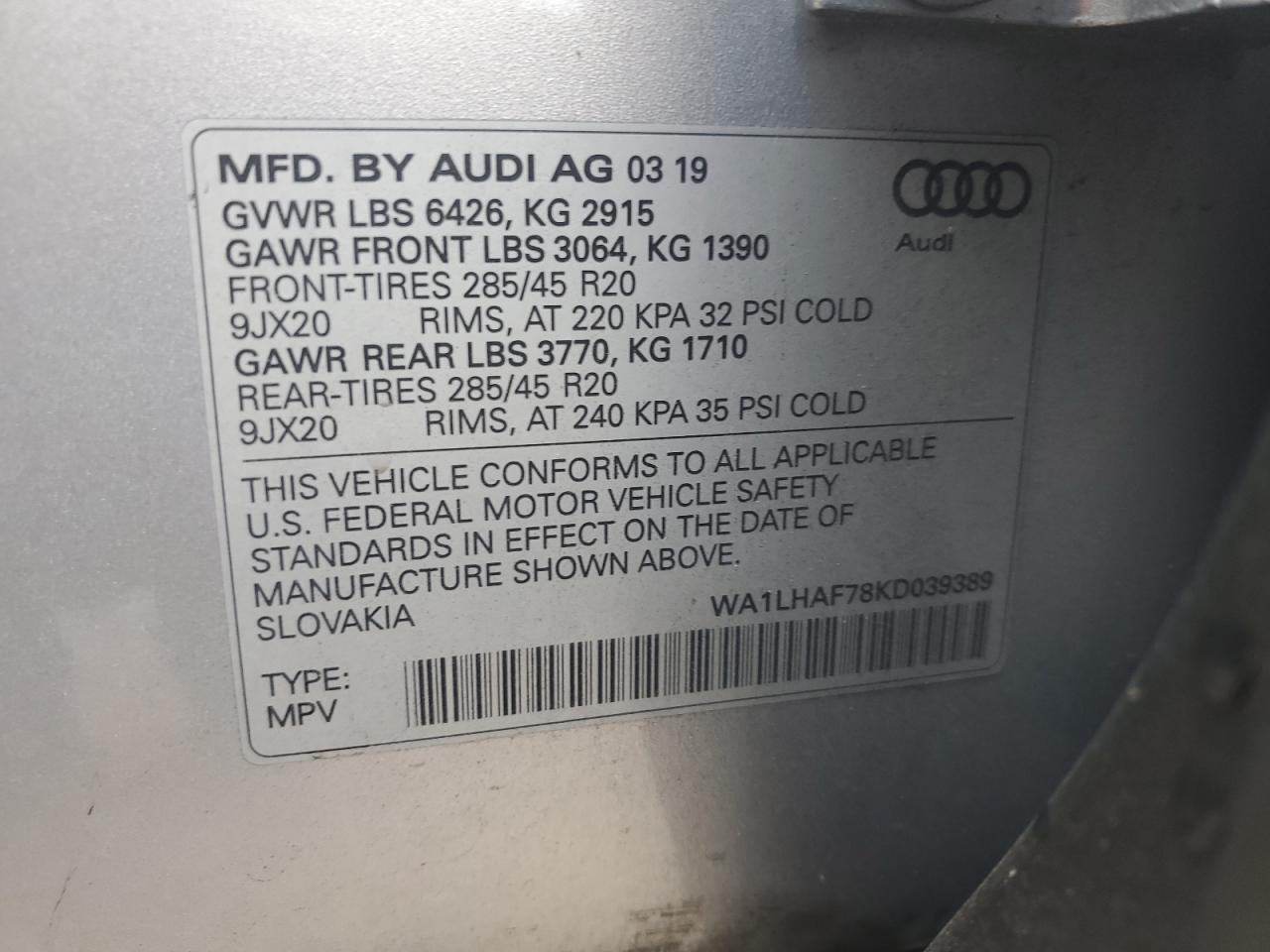 2019 Audi Q7 - Image 13