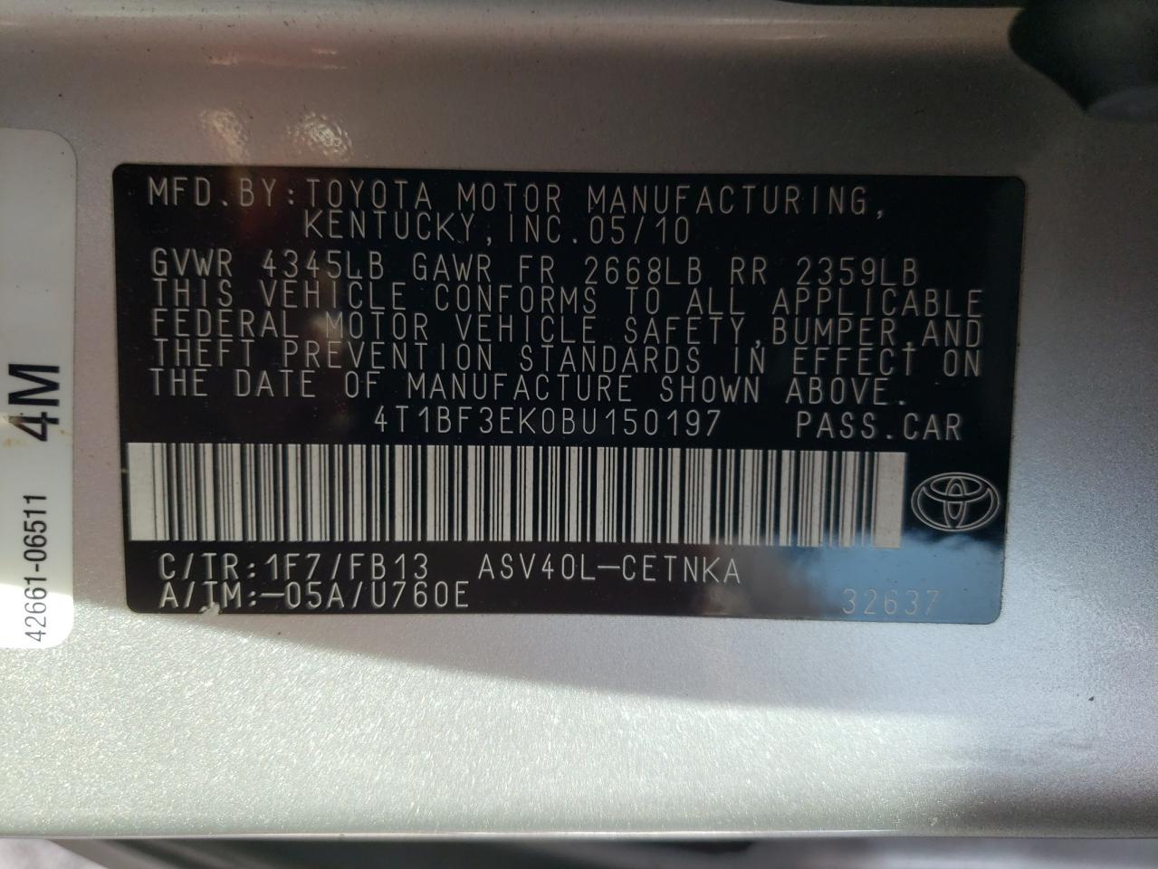 2011 Toyota Camry - Image 12