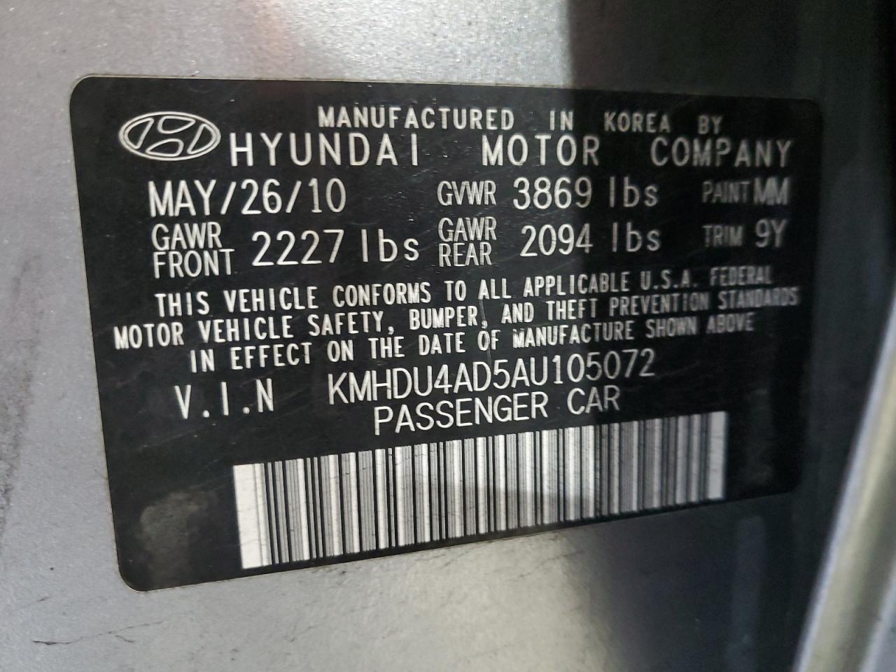 2010 Hyundai Elantra - Image 14