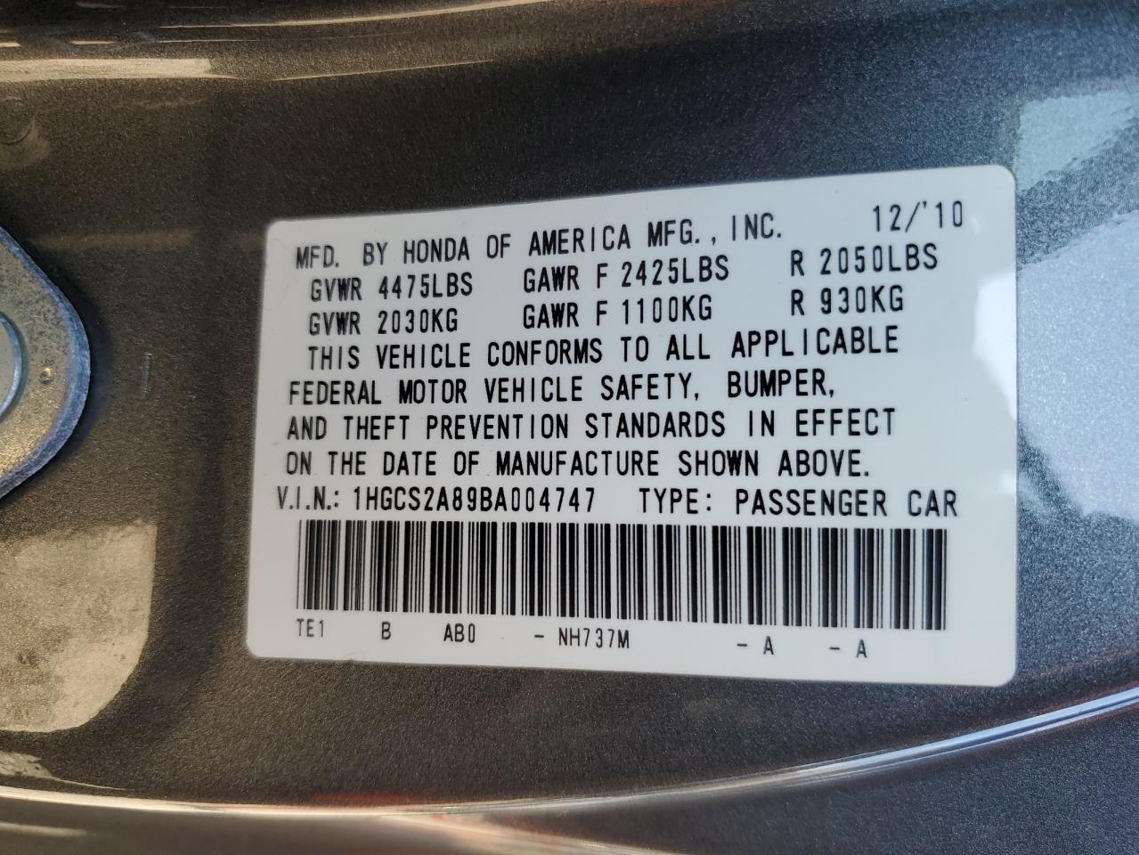2011 Honda Accord - Image 12