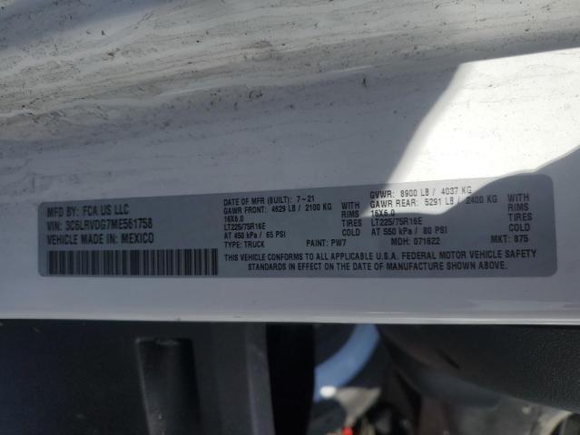2021 RAM PROMASTER 2500 2500 HIGH