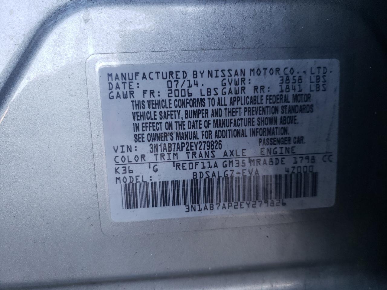 2014 Nissan Sentra - Image 12