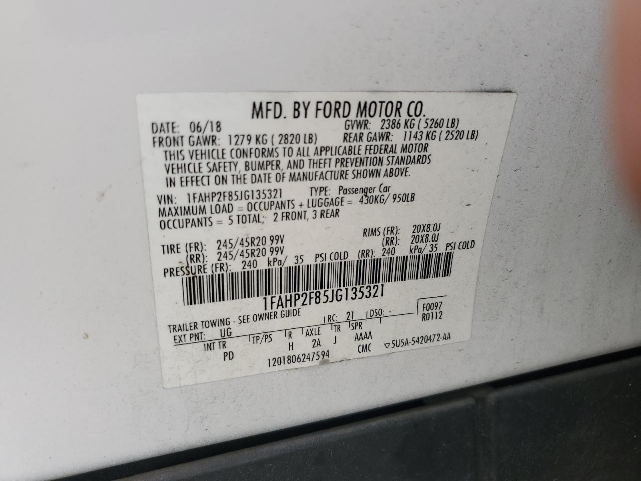 2018 Ford Taurus - Image 13