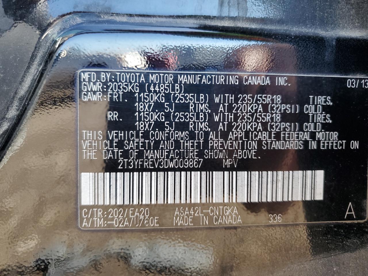 2013 Toyota RAV 4 - Image 13