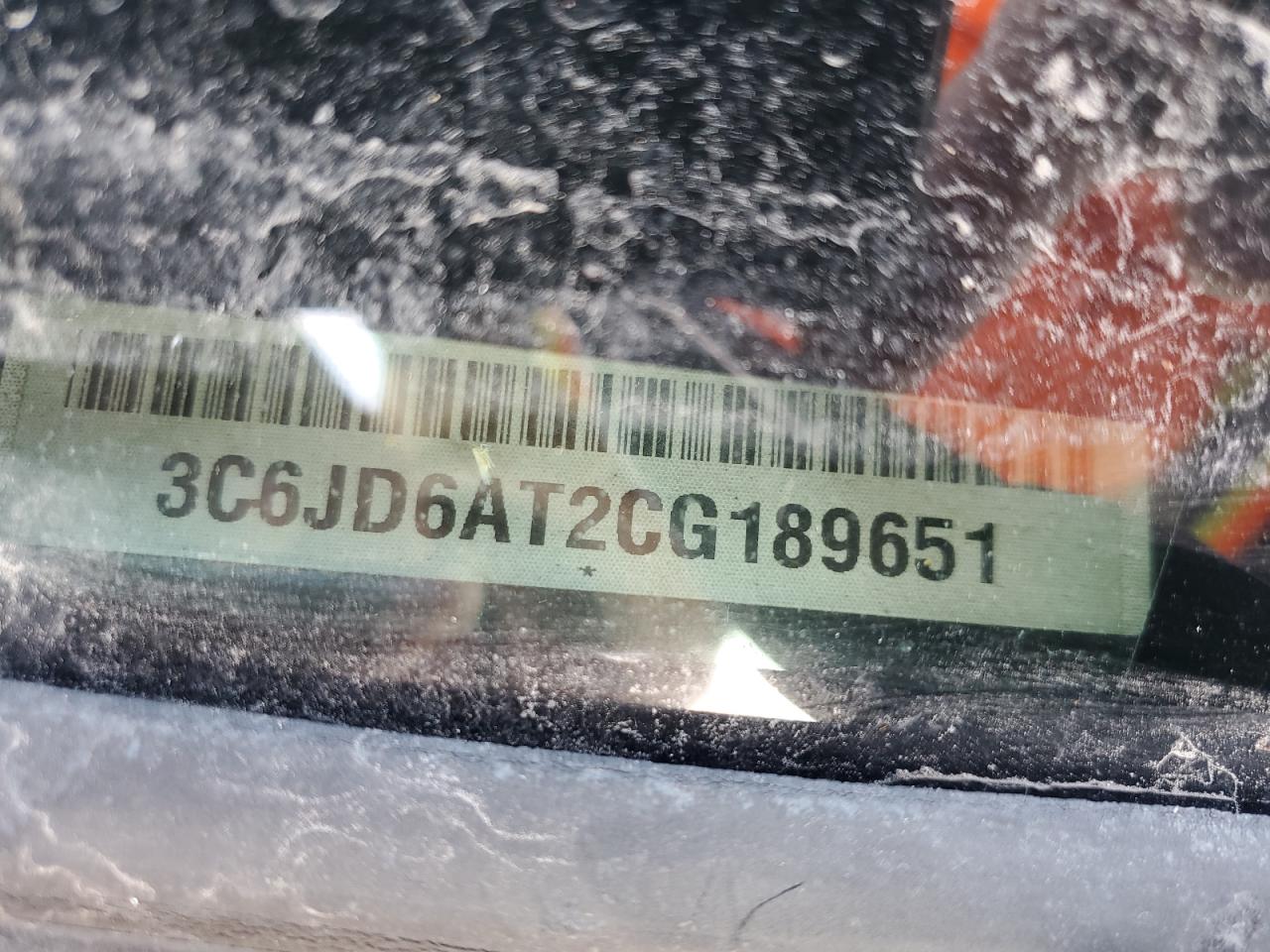 2012 Dodge Ram 1500 St VIN: 3C6JR6DG4JG229984 Lot: 88163145