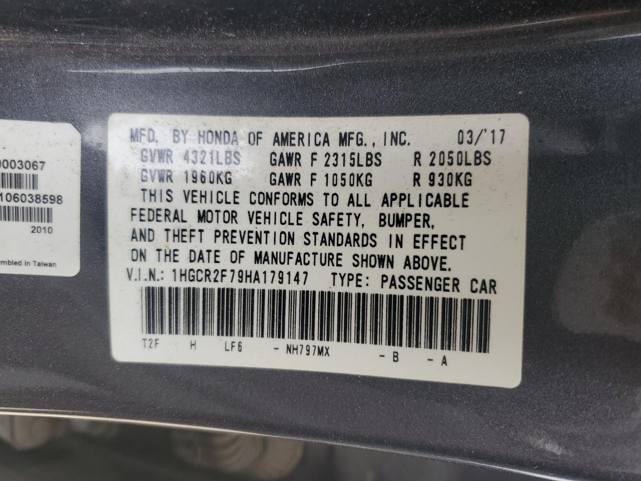 2017 Honda Accord - Image 12