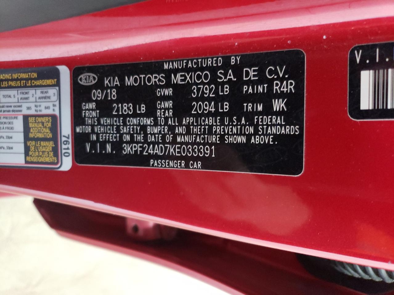 2019 Kia Forte - Image 12