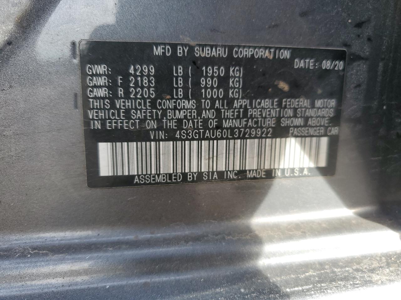 2020 Subaru Impreza - Image 13