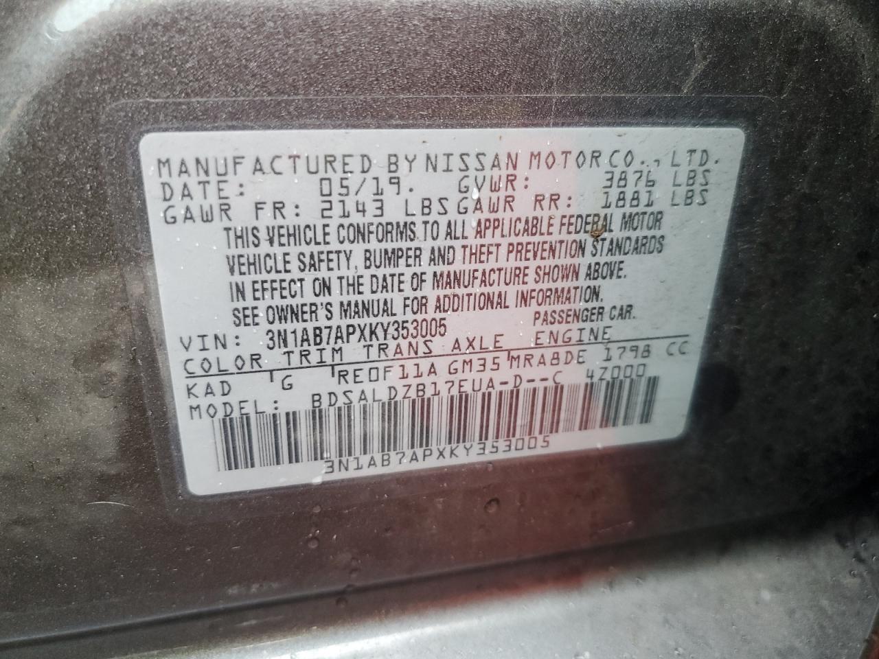 2019 Nissan Sentra - Image 14