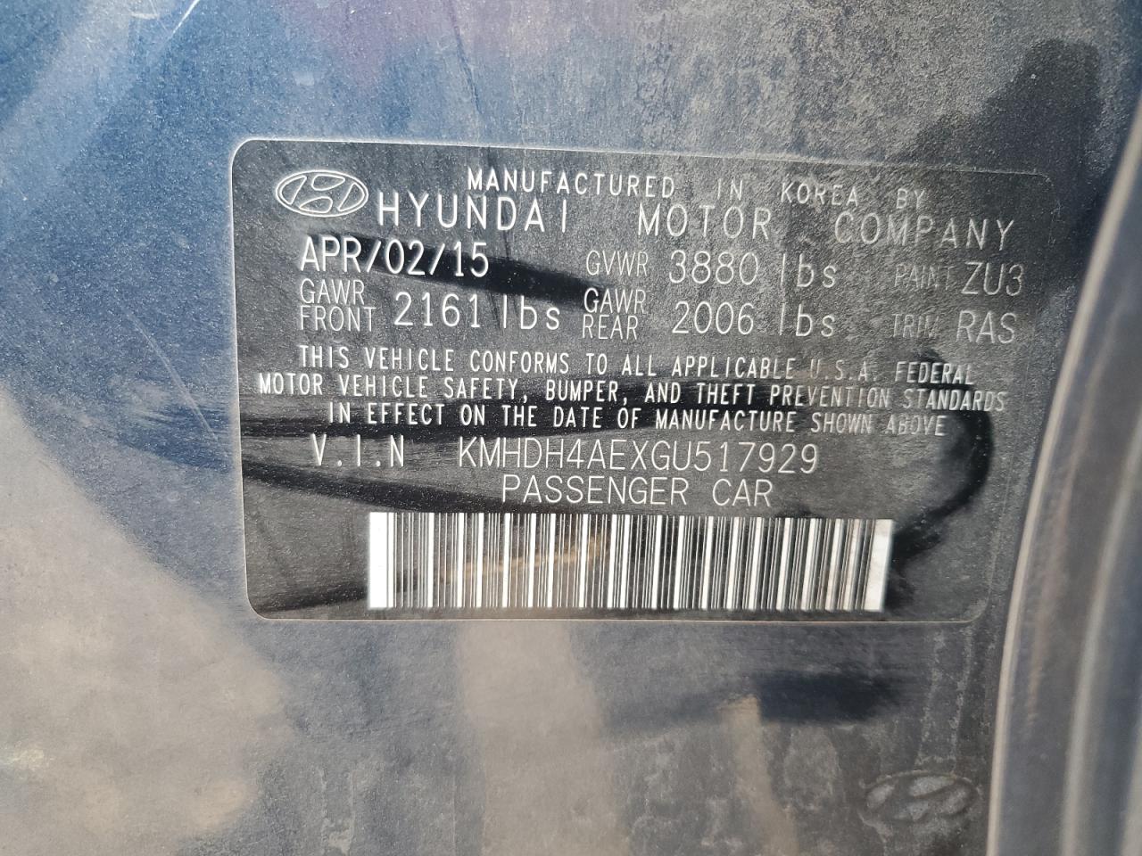 2016 Hyundai Elantra - Image 15