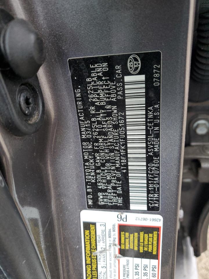 2015 Toyota Camry - Image 12