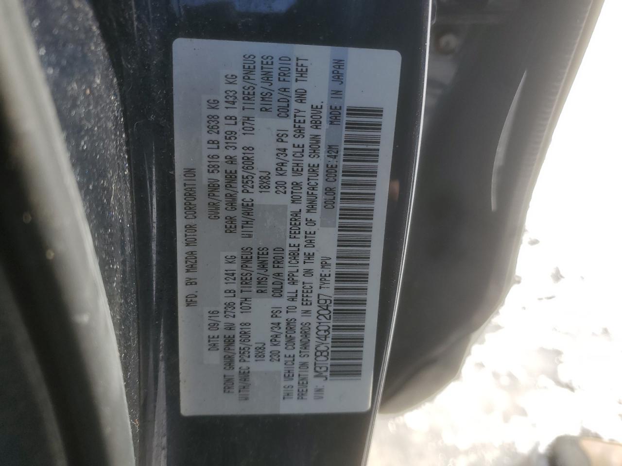 2016 Mazda CX-9 - Image 15