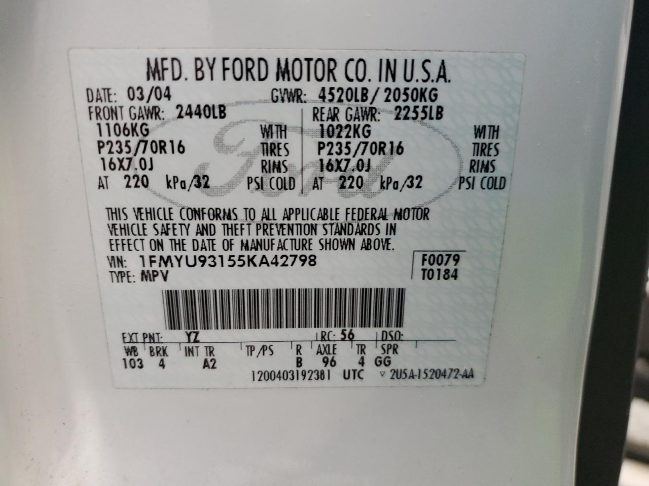 2005 Ford Escape - Image 13