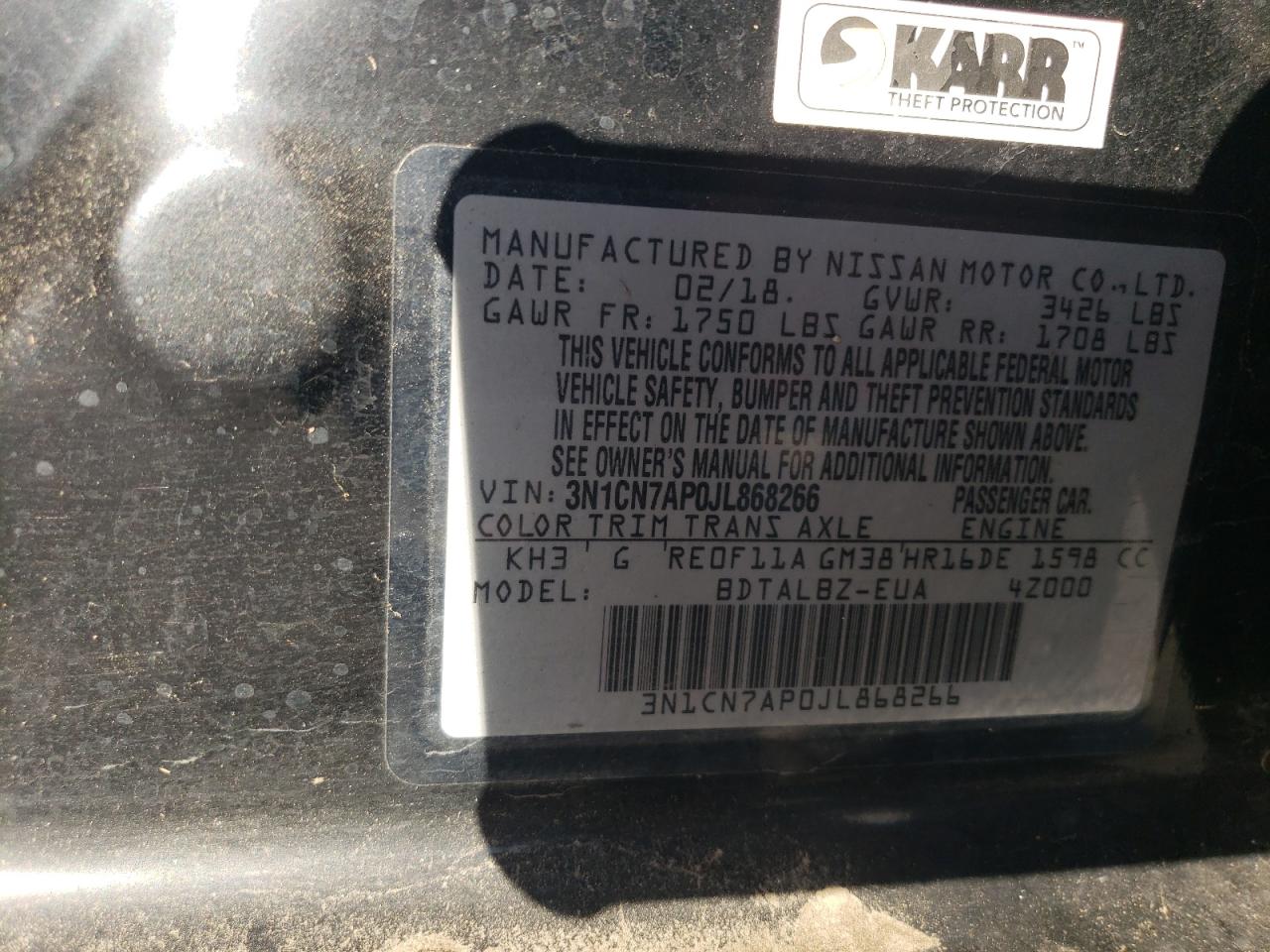 2018 Nissan Versa - Image 13