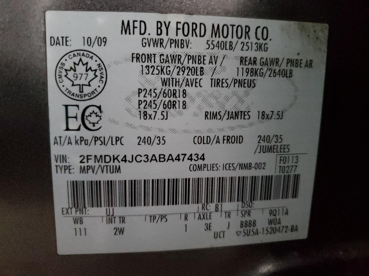 2010 Ford Edge - Image 12