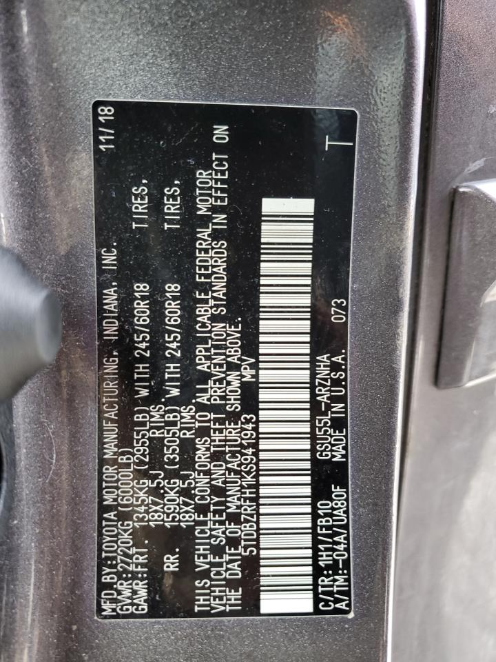 2019 Toyota Highlander - Image 13