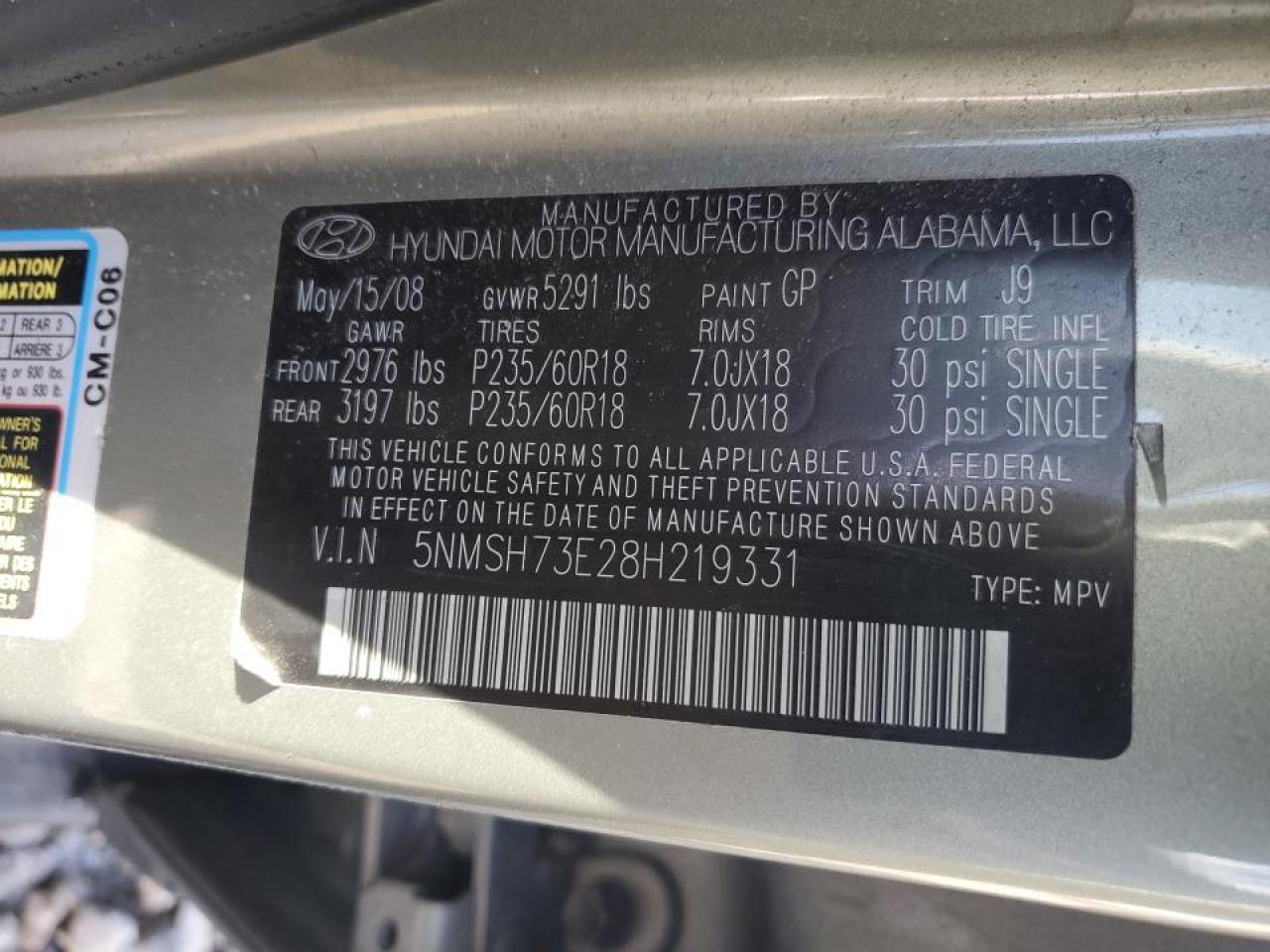 2008 Hyundai Santa Fe - Image 12