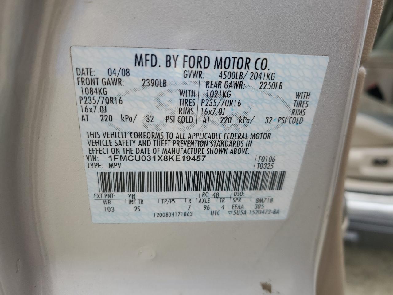 2008 Ford Escape - Image 13