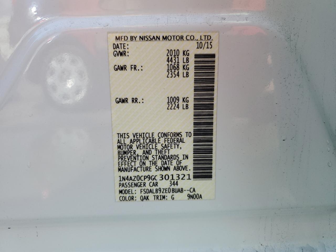 2016 Nissan Leaf - Image 12